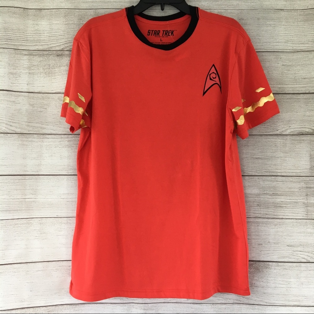 NWT Star Trek Red Uniform Tee - Size L